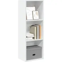 vidaXL Bibliothèque blanc 40x30x114 cm bois d'ingénierie