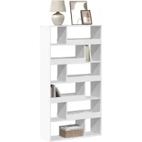 vidaXL Bibliothèque blanc 100x33x187,5 cm bois d'ingénierie