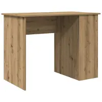 vidaXL Bureau Artisan-Chêne 100x55x75 cm Bois composite