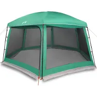 vidaXL Tente pool avec toit amovible parois filet vert mer 618x532cm