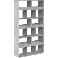 vidaXL Cloison de séparation gris béton bois d'ingénierie