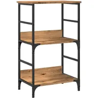 vidaXL Bibliothèque chêne artisanal 50x33x82 cm bois d'ingénierie