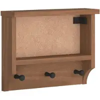 vidaXL Porte-manteau mural SANDNES 45x12x35 cm bois massif pin