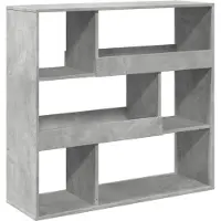 vidaXL Bibliothèque/Séparateur de pièce gris béton 100x33x94,5 cm