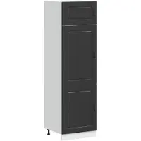 vidaXL Armoire de cuisine Kalmar Noir Bois composite