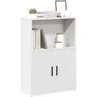 vidaXL Bibliothèque blanc 60x24x85 cm bois d'ingénierie