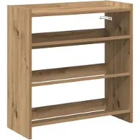 vidaXL Étagère à chaussures chêne artisanal bois d'ingénierie
