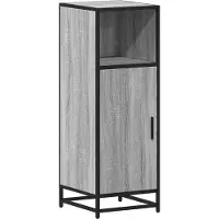 vidaXL Armoire de salle de bain Gris Sonoma 35x37,5x100 cm Bois composite