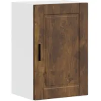 vidaXL Armoire murale de cuisine Porto chêne fumé bois d'ingénierie