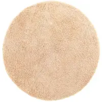 vidaXL Tapis Shaggy à poils longs NAVARRA beige 100x100 cm polyester