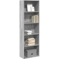 vidaXL Bibliothèque sonoma gris 60x30x189 cm bois d'ingénierie
