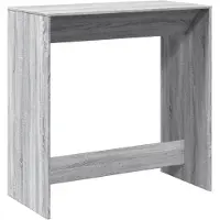 vidaXL Table de bar Gris Sonoma 102x50x103,5 cm Bois composite