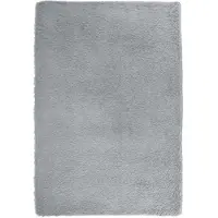 vidaXL Tapis shaggy à poils longs NAVARRA gris clair 120x170 cm