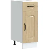 vidaXL Armoire basse de cuisine Kalmar Chêne Sonoma Matériau dérivé du bois