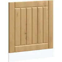 vidaXL Bandeau de lave-vaisselle Lucca Chêne Artisan Bois composite
