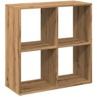 vidaXL Étagère séparatrice de pièce chêne artisanal 69,5x29x69,5 cm