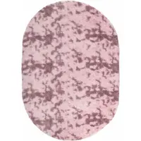 vidaXL Tapis Shaggy à poils longs NAVARRA rose poudré 300x200 cm