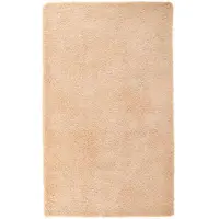 vidaXL Tapis Shaggy à poils longs NAVARRA beige 80x150 cm polyester