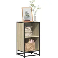 vidaXL Bibliothèque chêne sonoma 40x35x76 cm bois d'ingénierie
