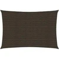 vidaXL Voile d'ombrage 160 g/m² Marron 2x4 m PEHD