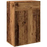 vidaXL Armoire à chaussures vieux bois 60x35x84 cm bois d'ingénierie