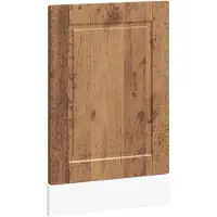 vidaXL Panneau de cache pour lave-vaisselle Porto, aspect bois vieilli, 45 x 1,5 x 57 cm