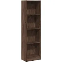 vidaXL Bibliothèque chêne marron 40x24x143 cm bois d'ingénierie