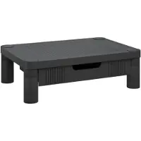 vidaXL Support d'écran noir 43x30,5x13 cm