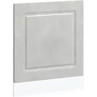 vidaXL Panneau de cache pour lave-vaisselle Kalmar, gris béton, 60 x 1,5 x 57 cm, aggloméré