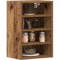 Super Merchant Armoire suspendue Riga imitation vieux bois 40x29,5x60 cm Matériau dérivé du bois