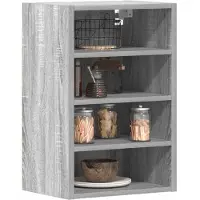 vidaXL Armoire suspendue "Riga" Gris Sonoma 40 x 29,5 x 60 cm Bois d'ingénierie