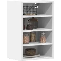 vidaXL Armoire suspendue "Riga" Blanc 40 x 29,5 x 60 cm Bois d'ingénierie