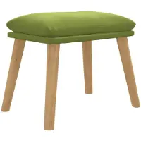 vidaXL Repose-pied Vert clair 45x29,5x39 cm Velours