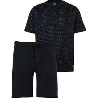 JP 1880 Bauchfit Pyjama noir,