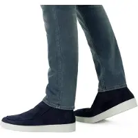 Manfield Chaussure basse bleu marine