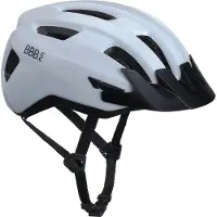 Bbb Casque de vélo hybride Helm Condor 2.0 M, couleur blanc - casque de vélo hybride sûr avec visière.