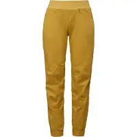 Black Diamond - Pantalon d'escalade en coton biologique - W Notion SP Pants Flax en Coton - Taille L - Jaune