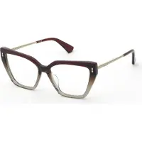 Nina Ricci Lunettes de Vue VNR455 55/16/140 Bordeaux sfumato marrone lucido Acetato WOMAN VNR455
