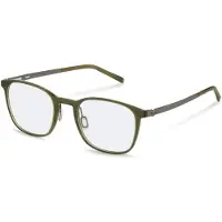Rodenstock Lunettes de Vue R7180 51/22/145 Olive, dark grey Iniettato MAN R7180