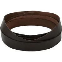 vidaXL Sangle en cuir, couleur marron foncé, 1000 x 2,5 cm, cuir