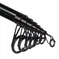 Mikado Canne à pêche WAA990-420, 420 cm, 30 g, manche en liège, télescopique, pour pêche à la flottille