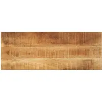 vidaXL Dessus de table rectangulaire bois massif de manguier brut