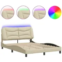 vidaXL 3213702, Crème, 145 cm, 2.08 m, 74.5 cm, 1400 x 1900 mm, 1 pièces