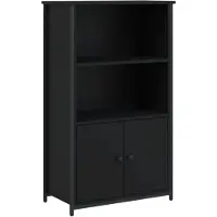 vidaXL Highboard noir 62x32x103,5 cm Bois composite
