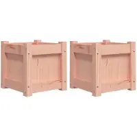 vidaXL Jardinières 2 pcs bois massif douglas