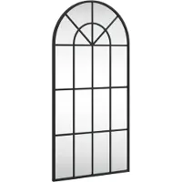 Super Merchant Miroir mural noir 40x80 cm arche fer