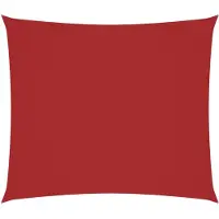 vidaXL Voile de parasol tissu oxford rectangulaire 2x2,5 m rouge