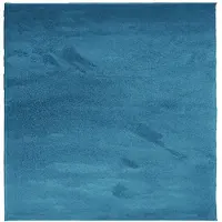 vidaXL Tapis OVIEDO à poils courts turquoise 120x120 cm