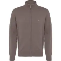 Fynch&Hatton Sfpk212 Full Zip Sweater Beige M Homme