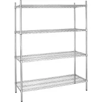 Vogue Étagère de rangement en métal avec étagères réglables 1525 x 1853 x 460 mm